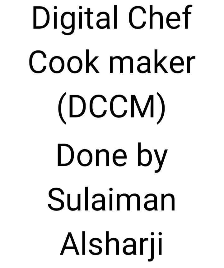 Digital Chef Cook maker DCCM