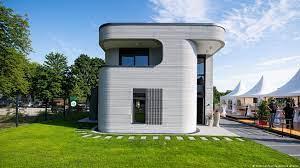 Build buildings with three dimensional printers