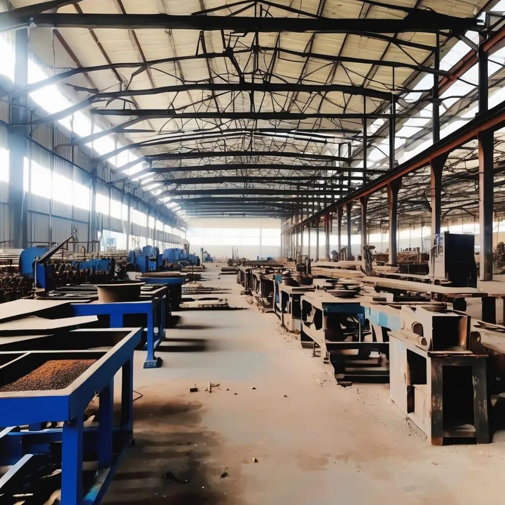 مصنع لإنتاج مشغولات الحديد الفنية 