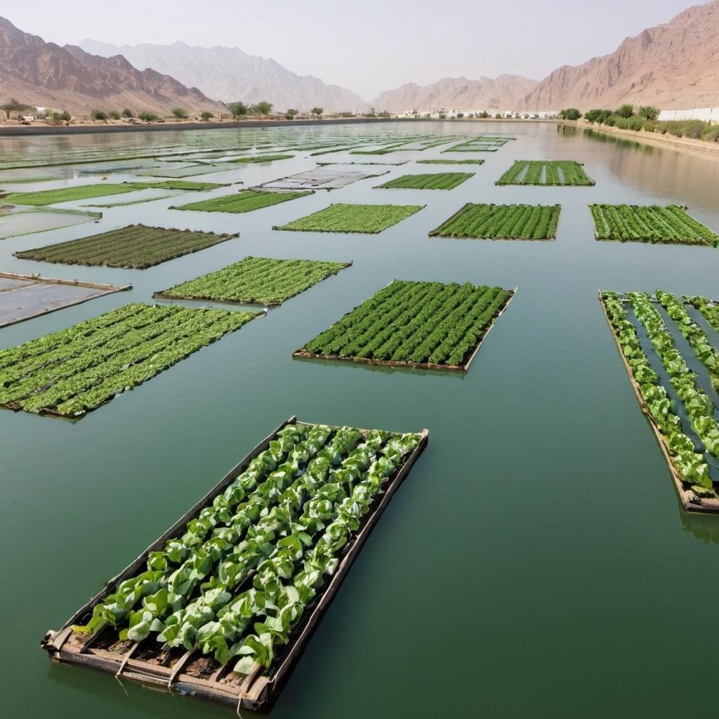 الزراعة العائمة على المسطحات المائية