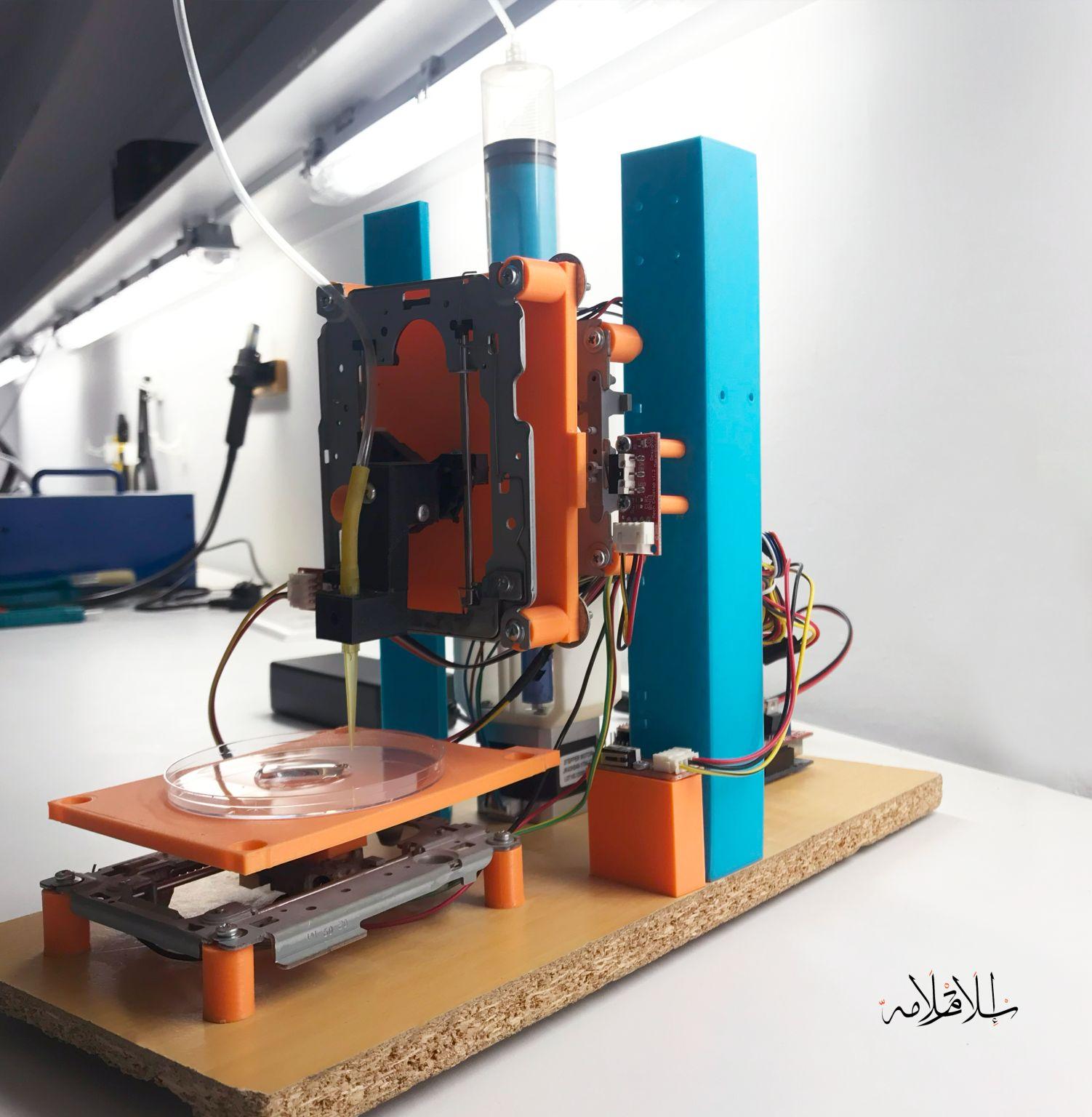 Affordable 3D bio printer